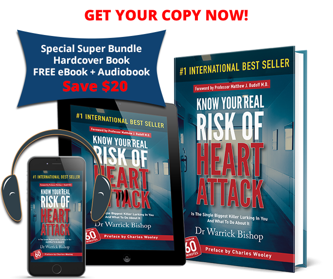 Know Your Real Risk of Heart Attack Bundle (HardCover, eBook, AudioBook)